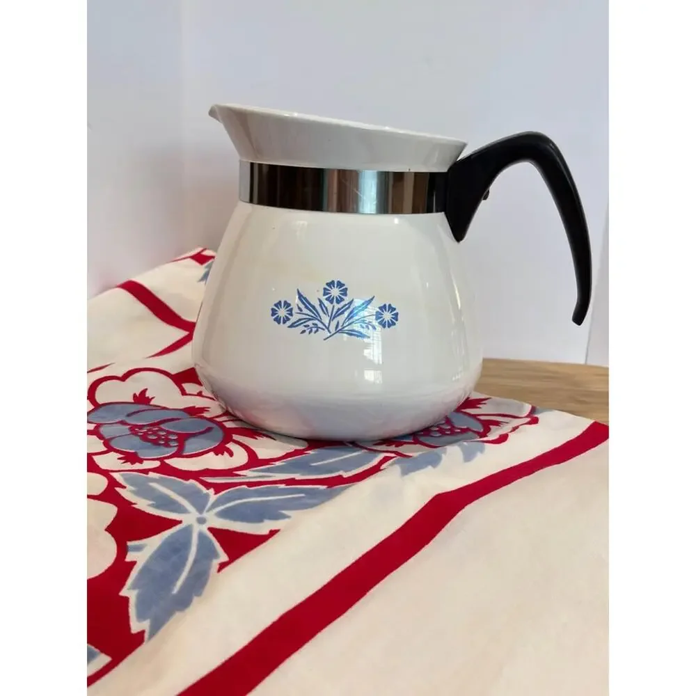 Vintage Corning Ware Blue Cornflower 2 Qt   Pot No Lid